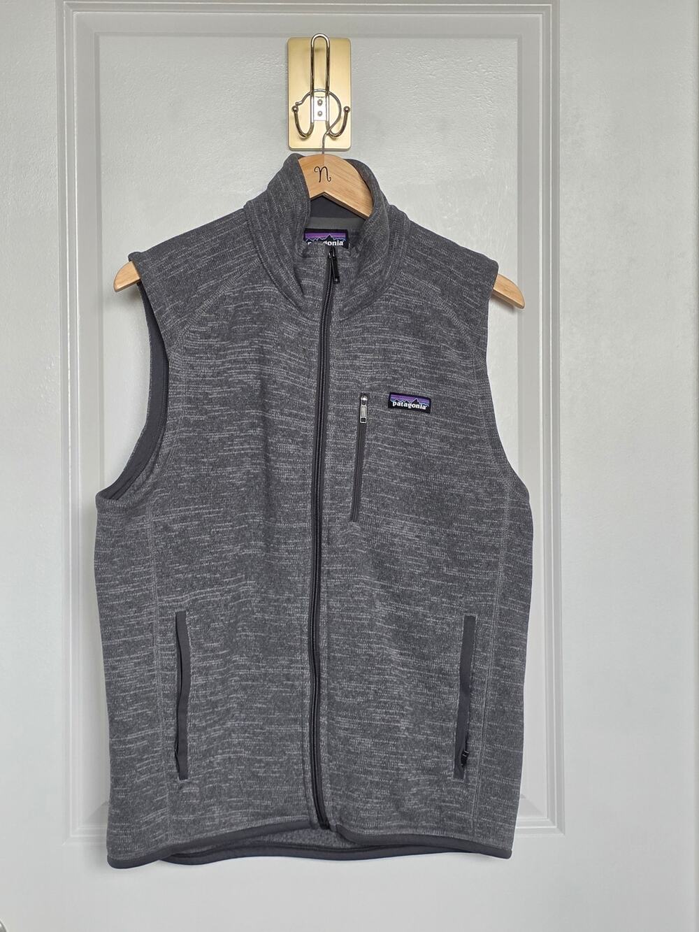 Patagonia Men's Better Sweater Vest in Heather Grey